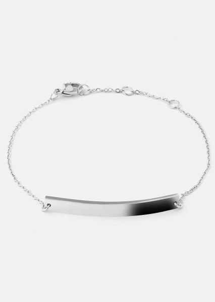 Armbånd Sleek Elegance - Sølvbelagt