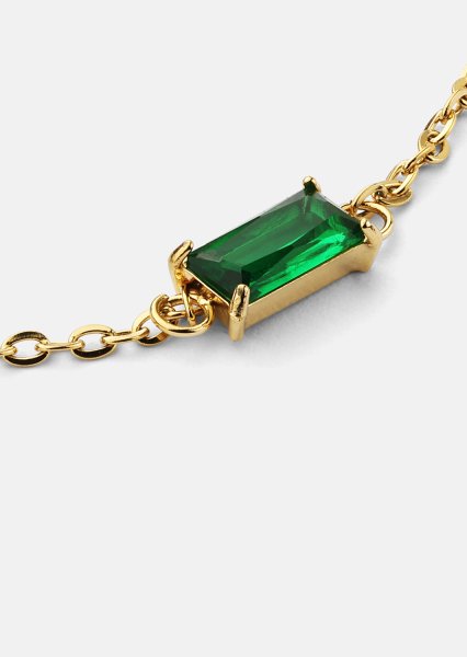 Armbånd Emeraldis - 18k Gullbelagt