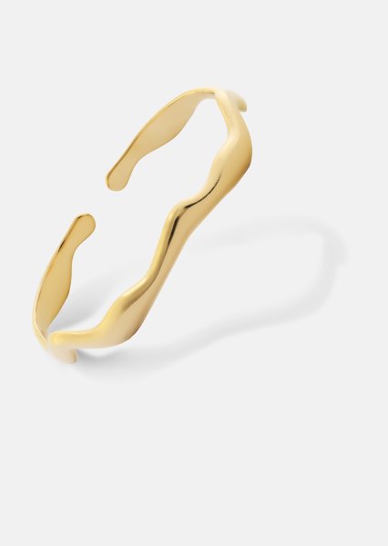 Armbånd Waveform - 18k Gold Plated