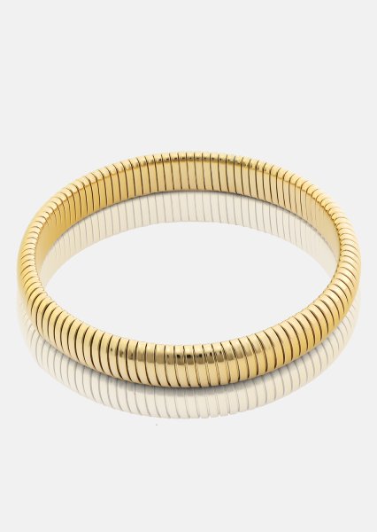 Armbånd Sculpted Coil - 18k Gold Plated