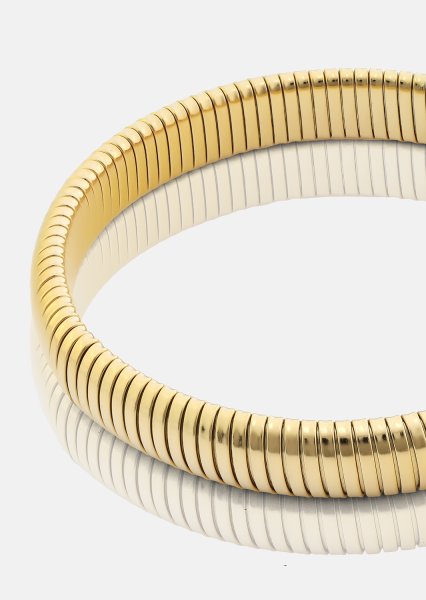 Armbånd Sculpted Coil - 18k Gold Plated