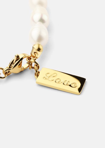 Armbånd Love Pearl - 18k Gold Plated