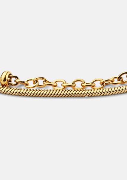 Armbånd Duo - 18k Gullbelagt