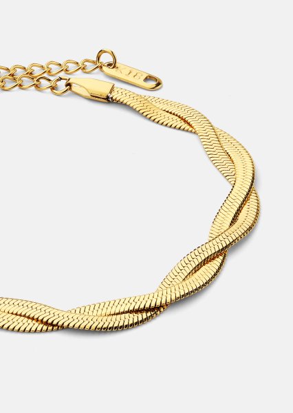 Armbånd Twist Glow - 18k Gullbelagt