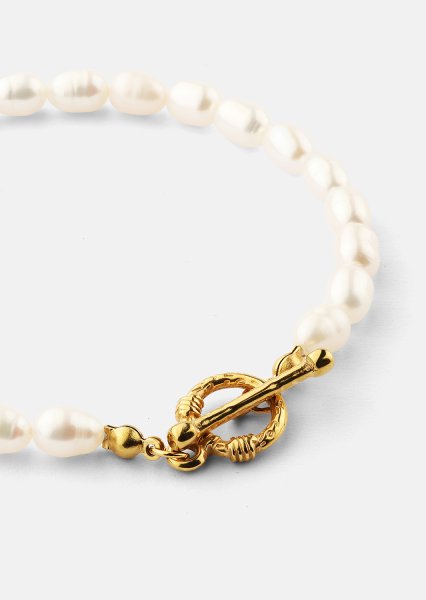 Armbånd Classic Pearl - 18k Gold Plated