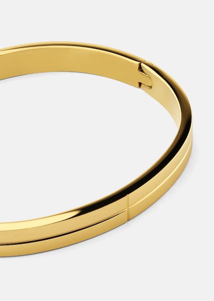 Armbånd Linea Gold Bangle - 18k Gold Plated