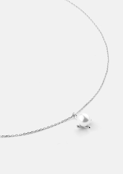 Kjede North Pearl - Silver Plated
