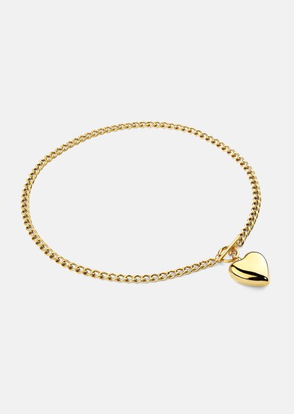 Heart of Gold Charm - 18k Gullbelagt
