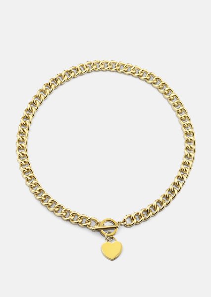 Luxe Circle Charm Necklace - 18k Gold Plated