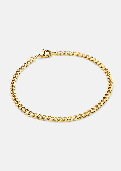 Golden Link Chain Bracelet - 18k Gullbelagt