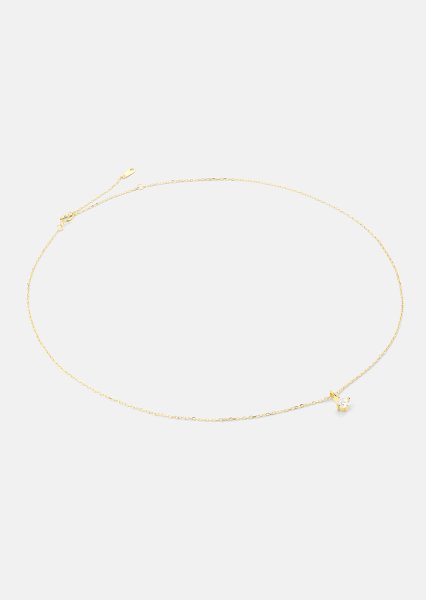 Halskjede Twilight Crystal - 18k Gullbelagt