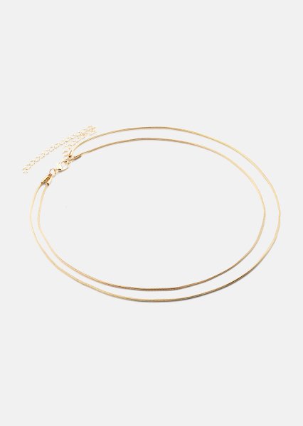 Halskjede Duo- 18k Gold Plated