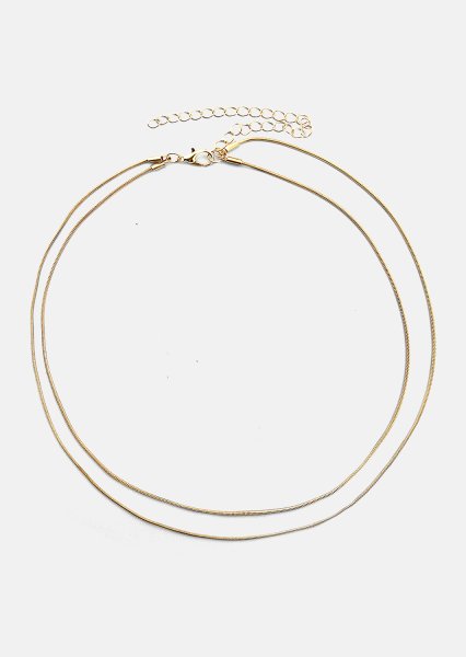 Halskjede Duo- 18k Gold Plated