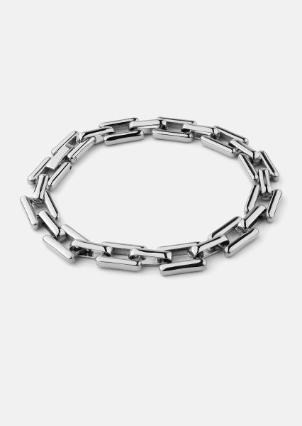 Halskjede Luxe Link- Silver Plated
