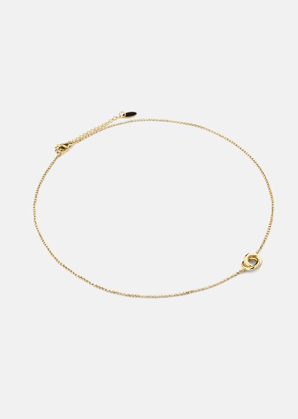 Halskjede Circle of Love - 18k Gullbelagt