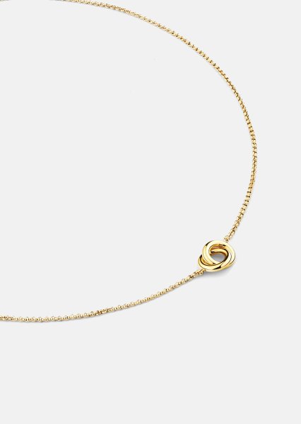 Halskjede Circle of Love - 18k Gullbelagt