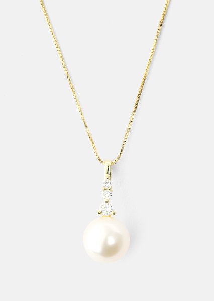 Halskjede Isla Pearl - 18k Gullbelagt