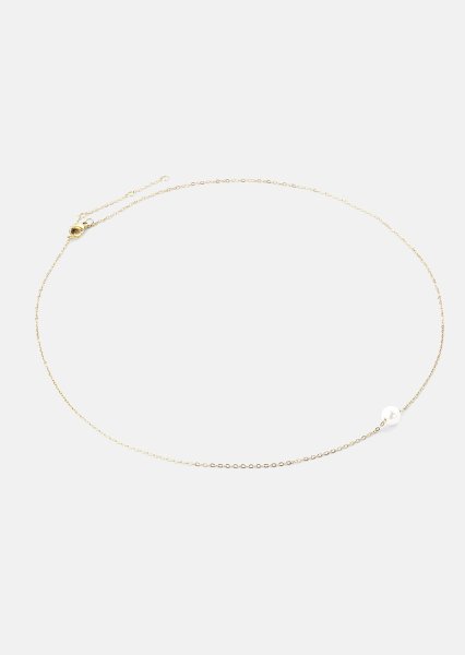 Halskjede Mini Pearl - 18k Gold Plated