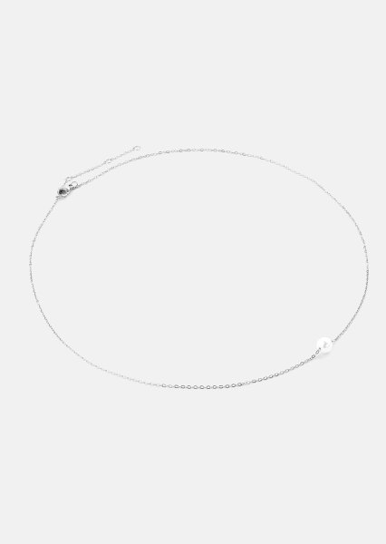 Halskjede Mini Pearl - Sølvbelagt