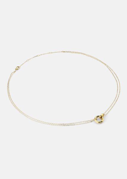Halskjede Orbit – 18k Gullbelagt