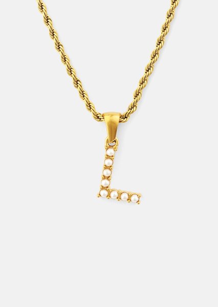 Amulet A-N Halskjede – 18k Gullbelagt