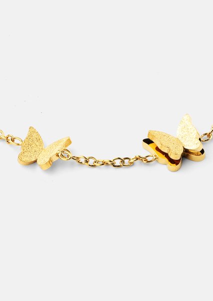 Armbånd Butterfly Dance - 18k Gold Plated