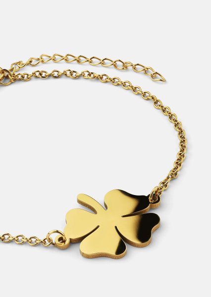 Armbånd Firkløver – 18k Gold Plated
