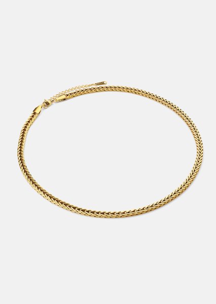 Halskjede Ember Braid – 18k Gullbelagt