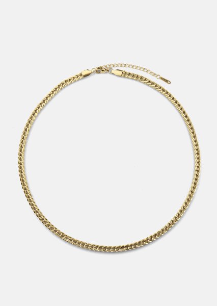 Halskjede Ember Braid – 18k Gullbelagt