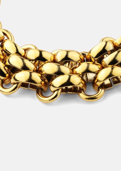 Armbånd Power Link - 18k Gullbelagt