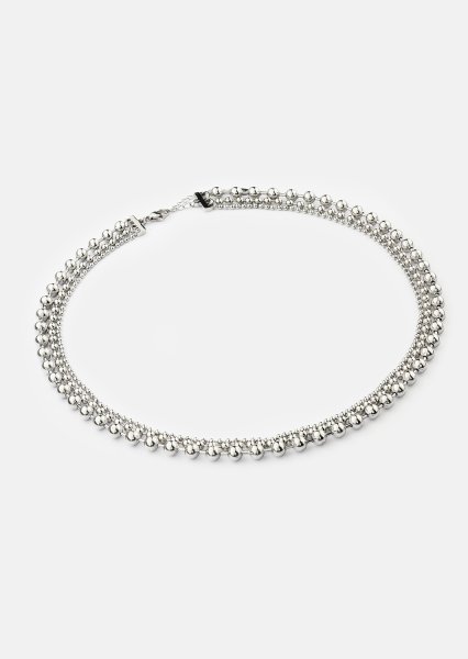 Halskjede Layered Shine – Sølvbelagt