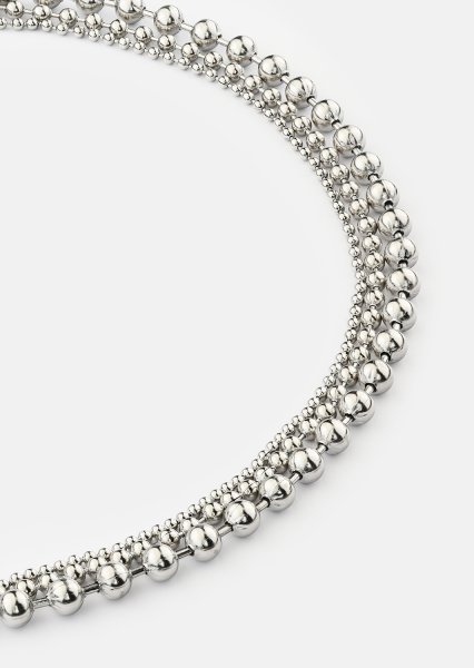 Halskjede Layered Shine – Sølvbelagt