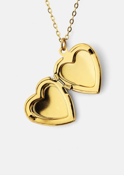 Halskjede Golden Heart big - 18k Gold Plated