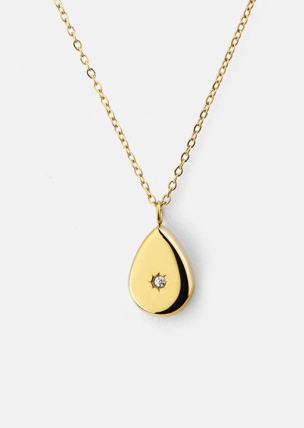 Halskjede Aurora Drop - 18k Gullbelagt