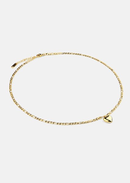 Halskjede Heart of Gold – 18k Gullbelagt