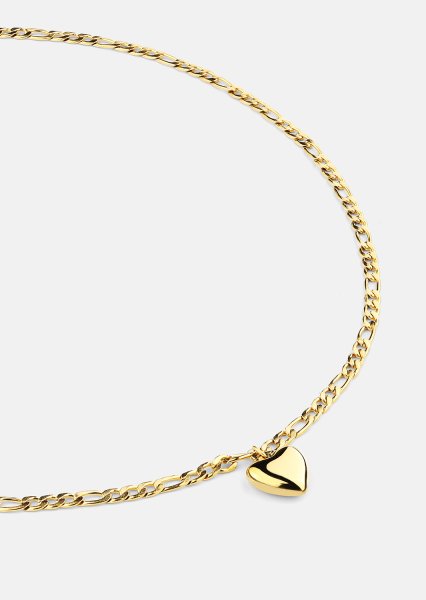 Halskjede Heart of Gold – 18k Gullbelagt