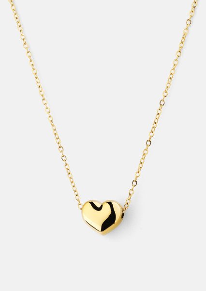Halskjede Heart of Gold – 18k Gullbelagt
