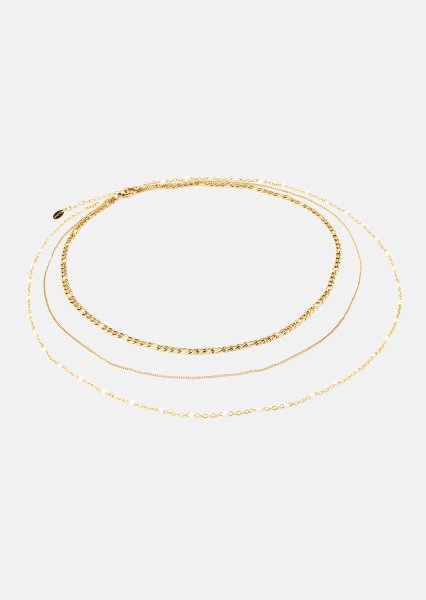 Halskjede Layered Elegance - 18k Gullbelagt
