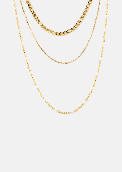 Halskjede Layered Elegance - 18k Gullbelagt