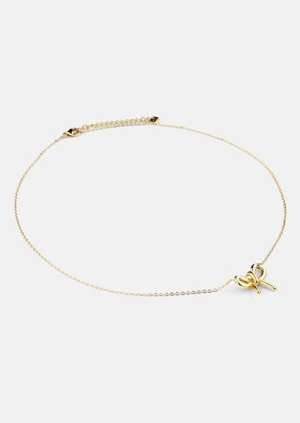 Halskjede Golden Bow - 18k Gullbelagt