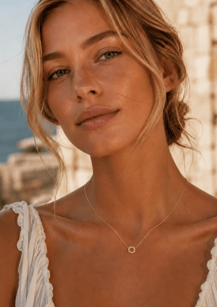 Halskjede Stella – 18k Gullbelagt