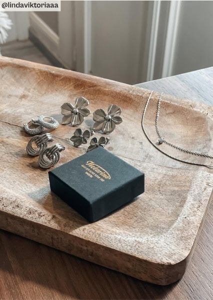  Ørepynt Unity Loop - Silver Plated