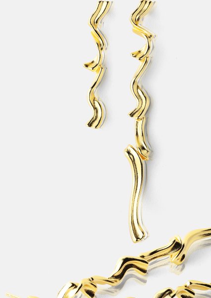 Øredobb Flow - 18k Gold Plated