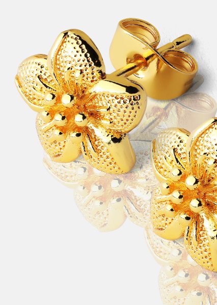 Øredobb Flores - 18k Gold Plated