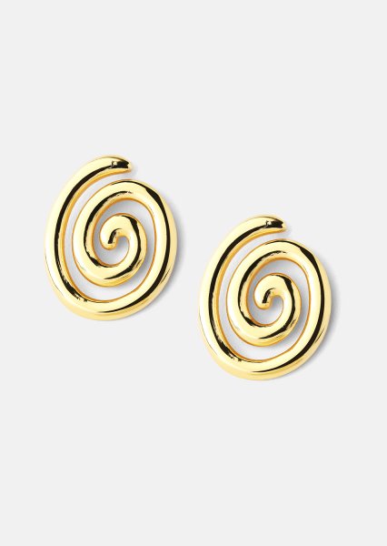 Resin Ørepynt - 18k Gold Plated