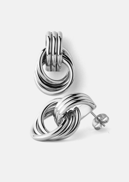  Ørepynt Unity Loop - Silver Plated