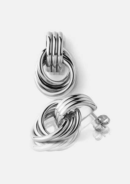  Ørepynt Unity Loop - Silver Plated