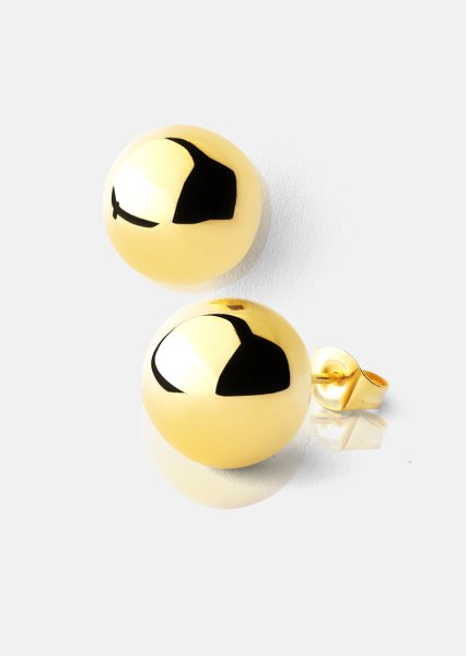 Orb Earrings - 18k Gullbelagte