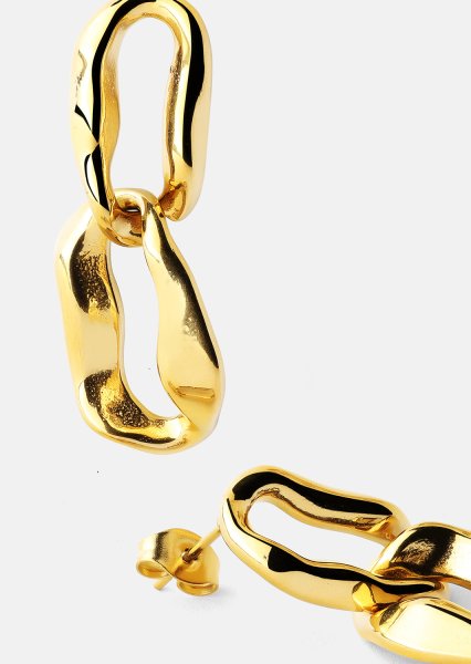 Cascada Ørepynt - 18k Gold Plated