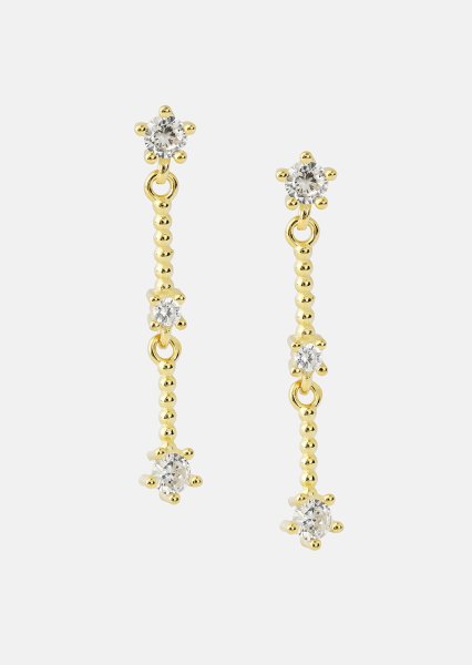 Øredobber Luna strip - 18k Gold Plated